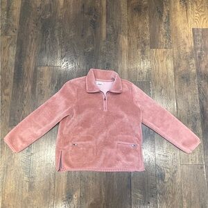Madewell Plushy Fleece Pullover Zooey Medium